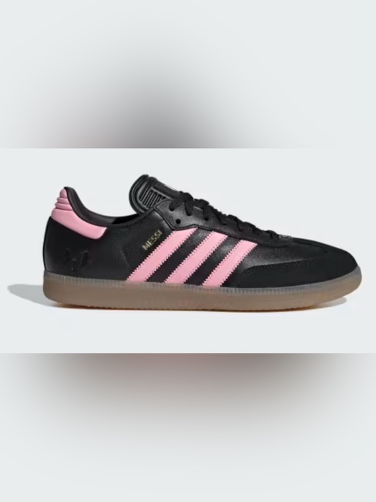 adidas Other - NIB [adidas] Samba Messi Indoor Soccer Shoes Sneakers Pink/Black Men’s 12